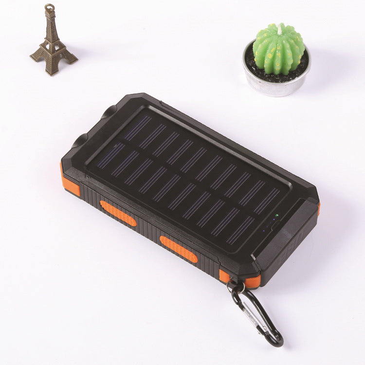 Solar Charging Power Bank with Camping Light